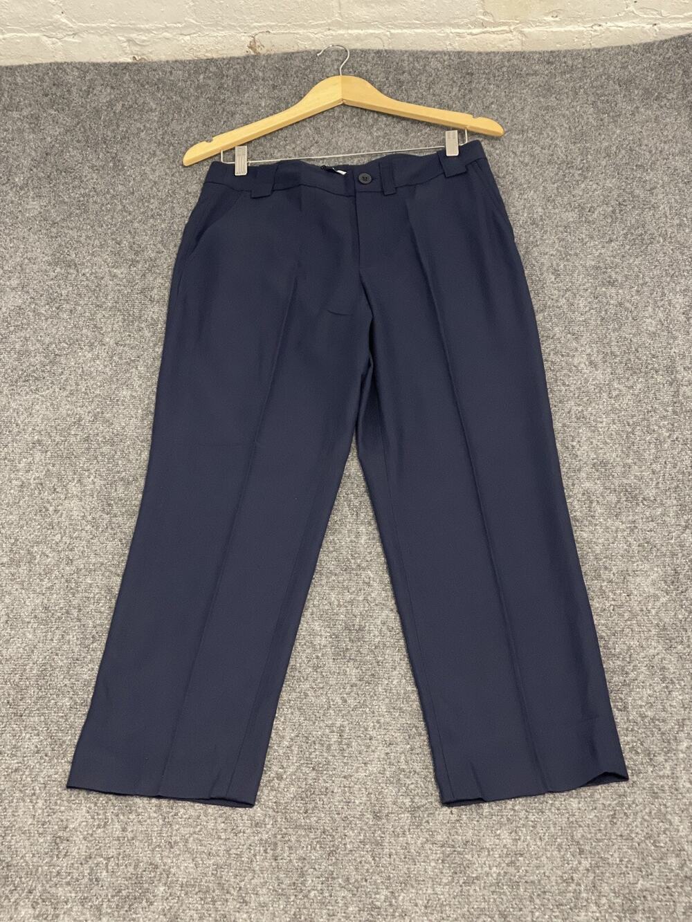 Adolfo Dominguez Pants Womens 6 Bloomer Oversized Loose Blue Eu: 40 N275